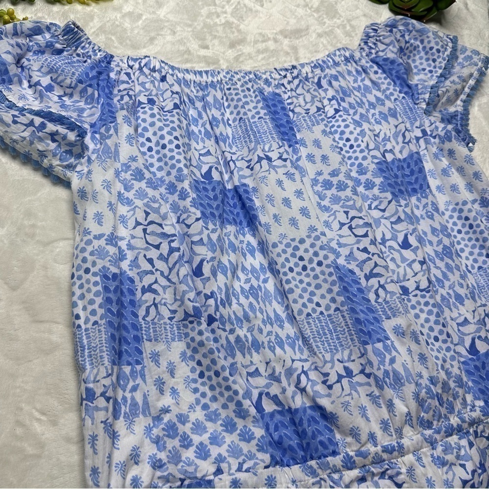 Vineyard Vines Painted Patchwork Ruffle Off The S… - image 7